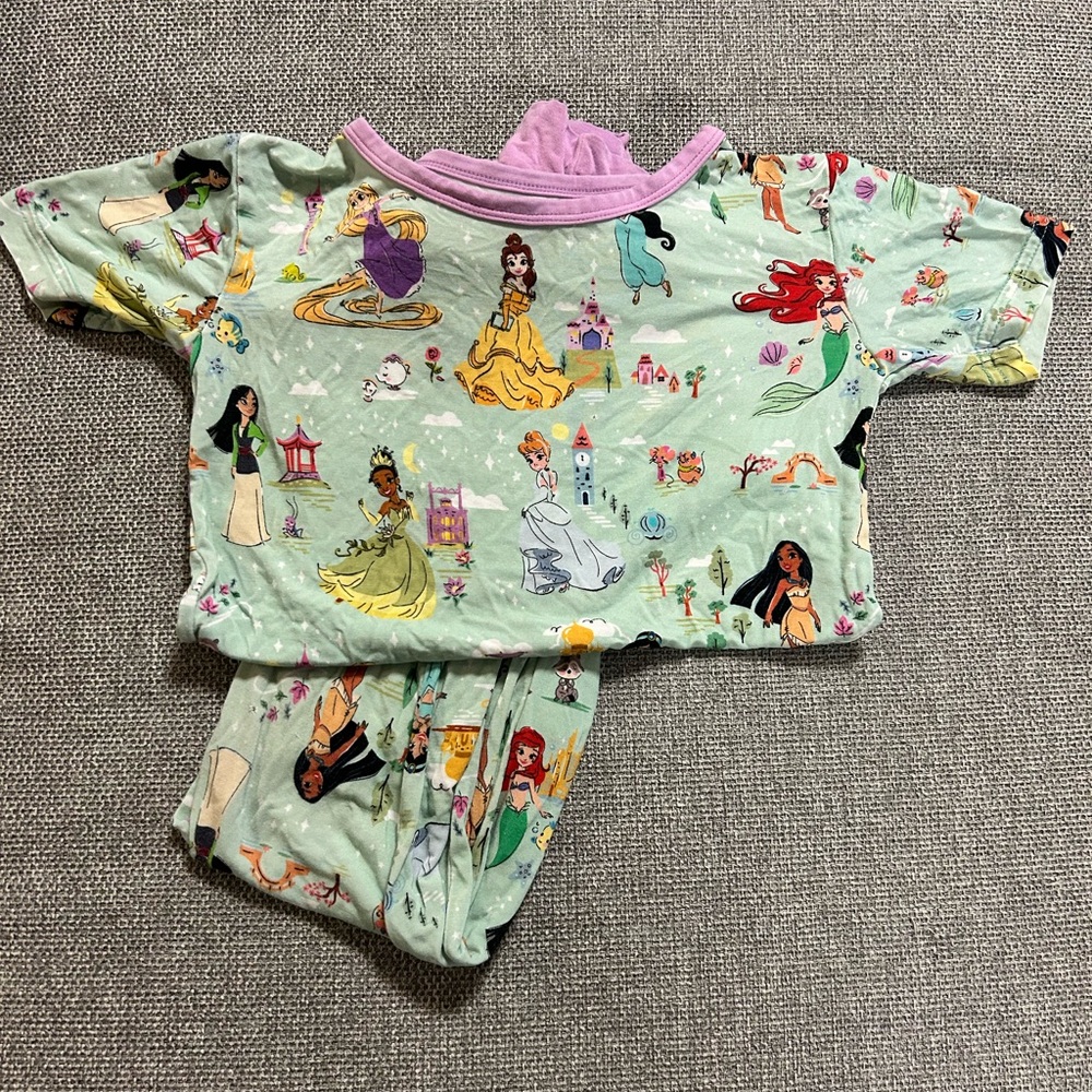 Little Sleepies Princess Print Pajama Set